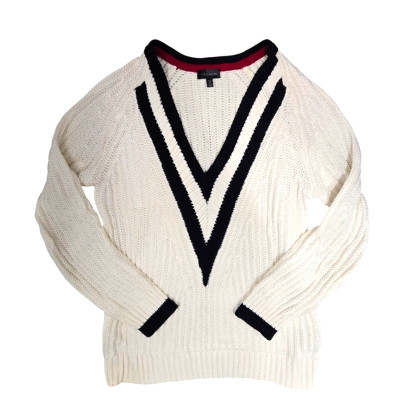 Vintage Sweaters - Vintage The Limited Cricket V Neck Taylor Swift Cable Knit Sweater Medium Tall